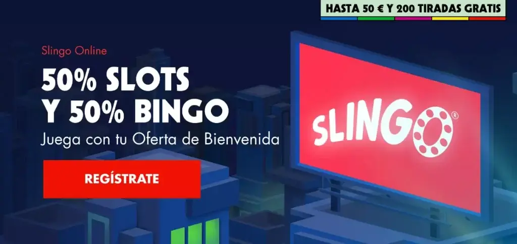 50% slots y 50% bingo en Casino Monopoly